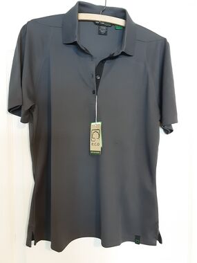 Eco-Blend Women's Golf/Polo Shirt in Charcoal